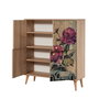 Hanah Home Multilux-733 Armario Multiusos Roble Sonoma